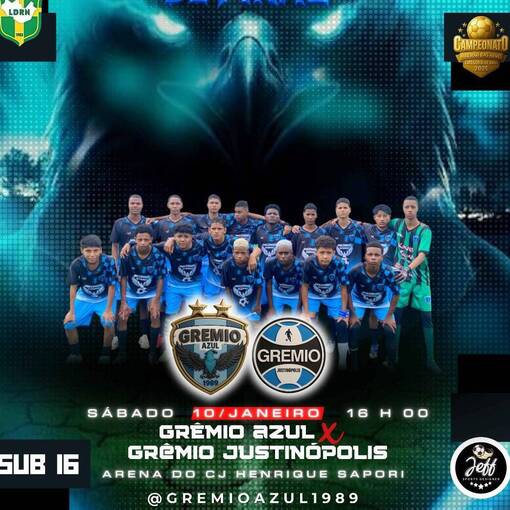 Event cover QUARTAS DE FINAL - GR�MIO AZUL X GR�MIO JUSTIN�POLIS