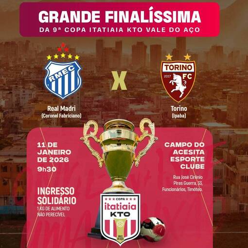 Event cover Real Madri x Torino - Final Copa Itatiaia