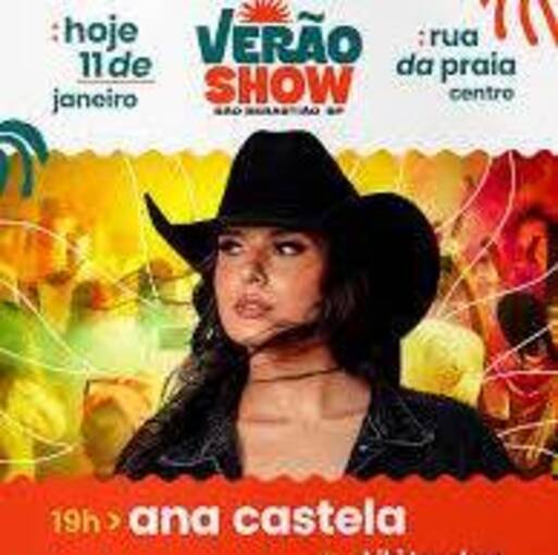 Event cover VER�O SHOW - S�O SEBASTI�O -ANA CASTELA