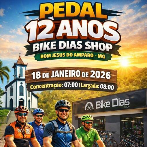 Event cover Pedal 12 anos Bike Dias Shop