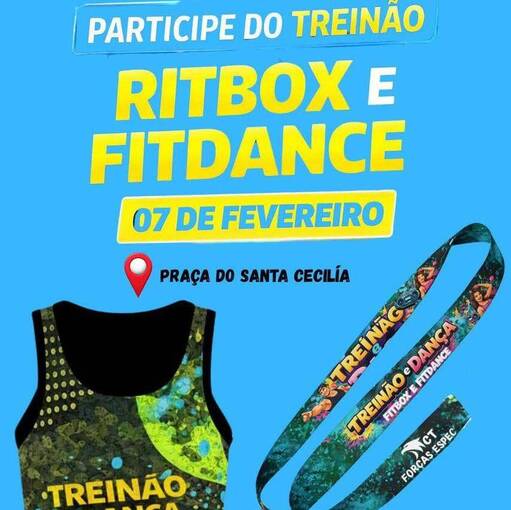 Event cover TREINÃO RITBOX E FITDANCE