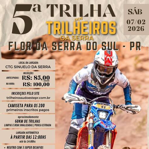 Portada del evento 5 � MEIA TRILHA TRILHEIROS DA SERRA 