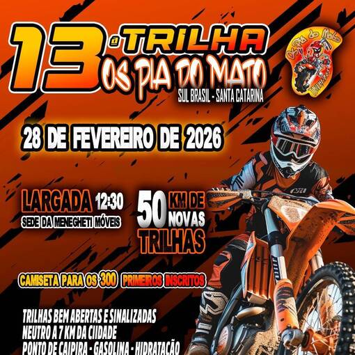 Event cover 13 � TRILHA OS PIA DO MATO