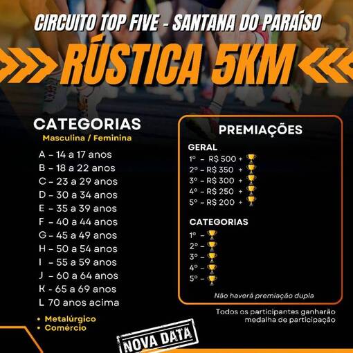 Event cover Circuito Top Five Santana do Para�so