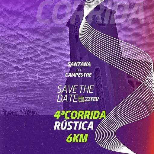 Capa do evento 4� Corrida R�stica de Santana do Campestre