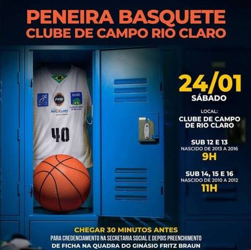 Event cover Peneira CCRC - janeiro 2026