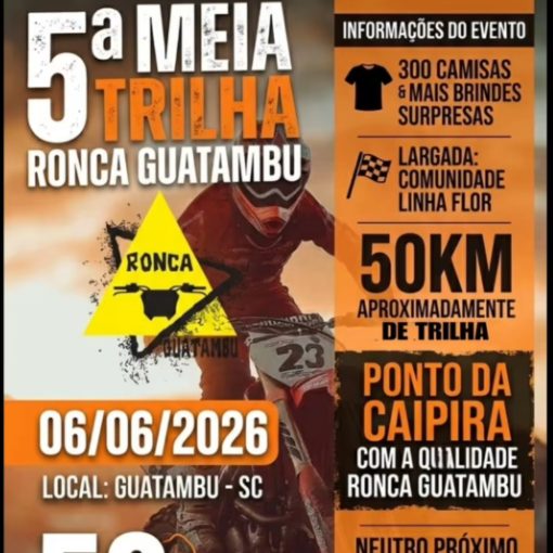 Event cover 5 � MEIA TRILHA RONCA GUATAMBU
