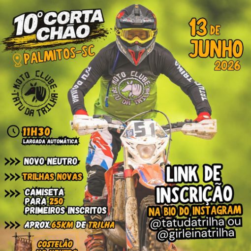 Portada del evento 10 � CORTA CH�O TATU DA TRILHA