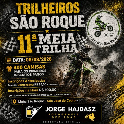 Event cover 11 ª MEIA TRILHA TRILHEIROS SÃO ROQUE