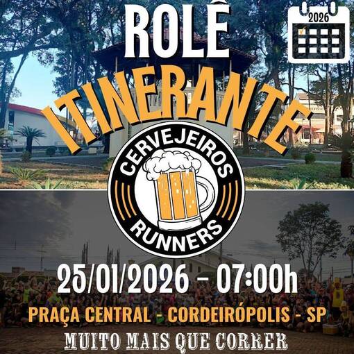 Event cover Role Itinerante - Cervejeiros Runners