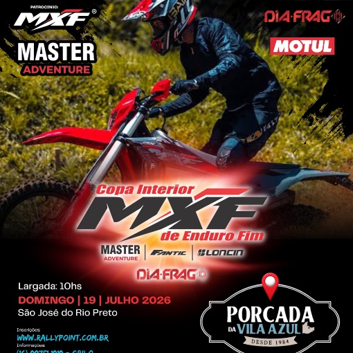 Capa do evento COPA INTERIOR MXF DE ENDURO FIM - SAO JOSE DO RIO PRETO