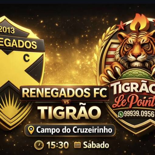 Copertura dell'evento Amistoso: Renegados F. C. X Tigr�o E. C.