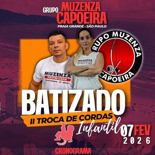 Event cover BATIZADO II TROCA DE CORDAS INTANTIL MUZENZA