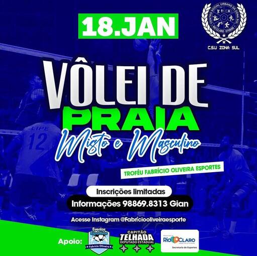 Event cover Torneio de V�lei de Praia - CSU 18/01 