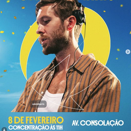 Event cover CALVIN HARRIS - BLOCO SKOL - S�O PAULO - SP (DOMINGO DIA 08)