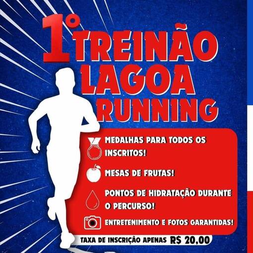 Event cover 1� Trein�o Lagoa Running