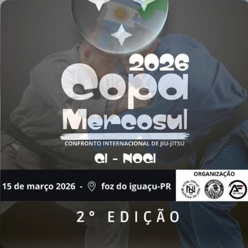 Couverture de l'�v�nement Copa Mercosul: Confronto internacional de Jiujitsu