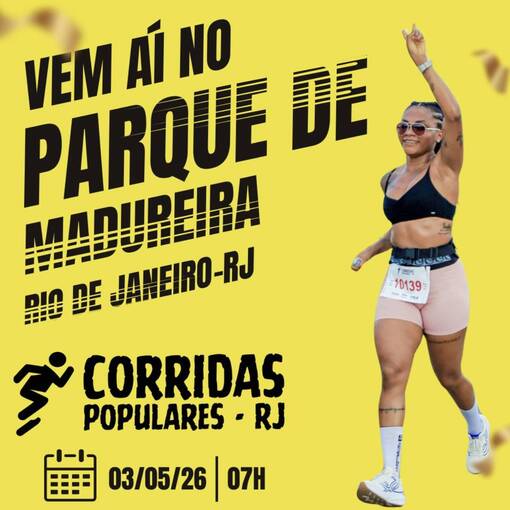 Portada del evento Corridas Populares - Parque de Madureira