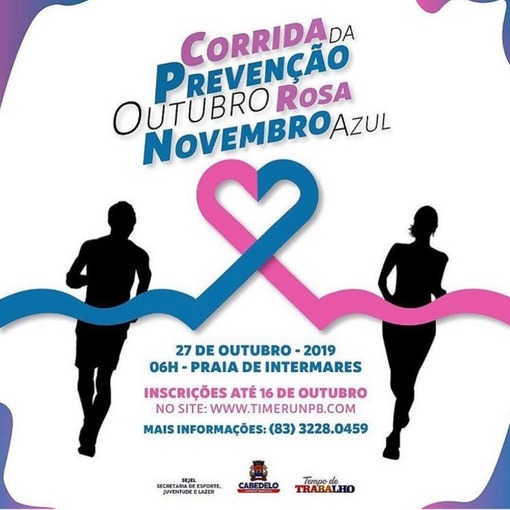 Event cover Corrida da preveno Outubro Rosa / Novembro Azul