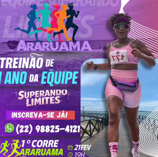 Event cover ANIVERS�RIO DE 1 ANO - EQUIPE SUPERANDO LIMITES