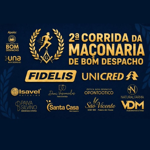 Event cover 2ª Corrida da Maçonaria Bom Despacho