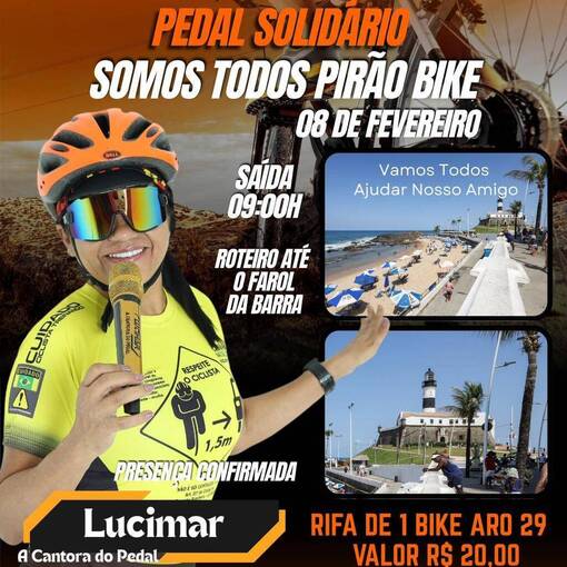 Couverture de l'�v�nement PEDAL SOLID�RIO SOMOS TODOS PIR�O BIKE  