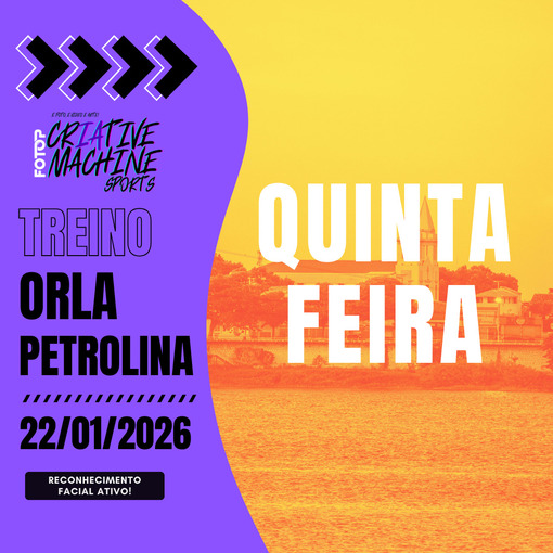 Event cover TREINO ORLA PETROLINA -  22/01/2026