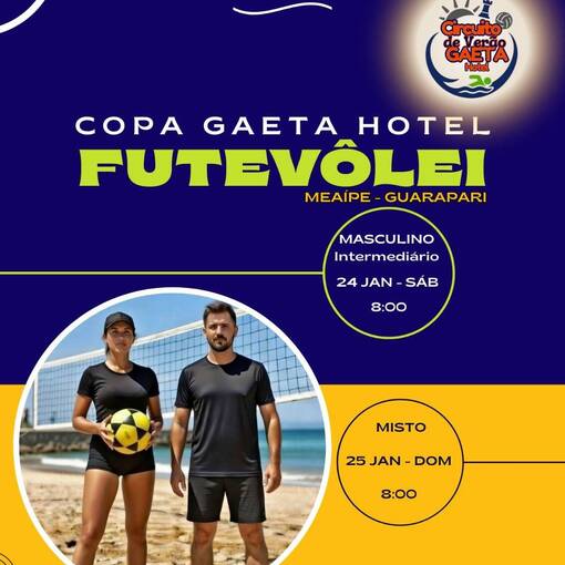 Event cover Futev�lei Copa Gaeta Hotel 14 e 15 FEV.