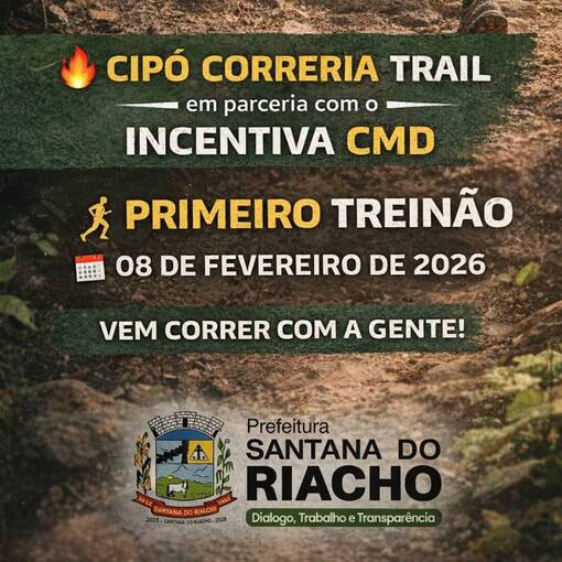 Event cover Trein�o Cip� Correria Trail 