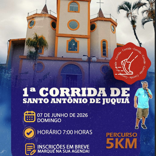 Event cover 1 Corrida Santo Ant�nio de Juqui� 