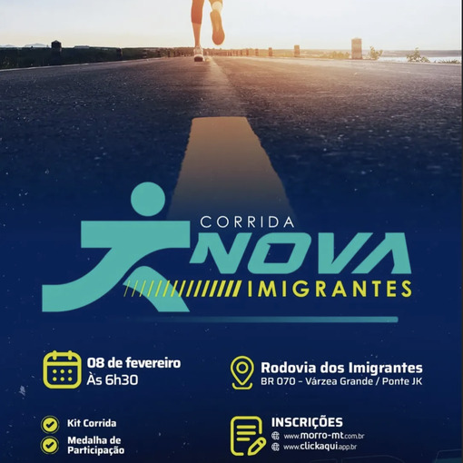 Couverture de l'�v�nement 1� CORRIDA NOVA IMIGRANTES