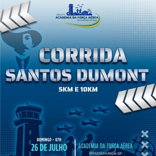 Event cover Corrida Santos Dumont - Academia da For�a A�rea | Pirassununga-SP