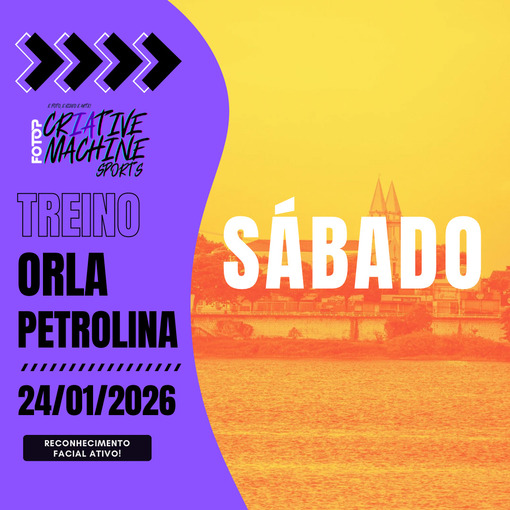 Event cover TREINO ORLA PETROLINA - S�BADO 