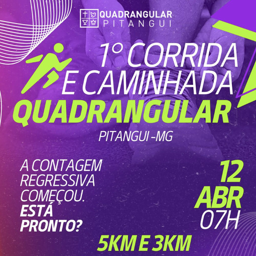 Event cover 1� Corrida e Caminhada Quadrangular
