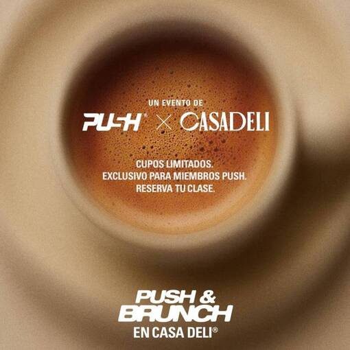 Capa do evento Push & Brunch  -  Casa Deli