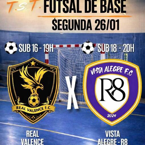 Event cover REAL VALENCE X VISTA ALEGRE R8 (futsal de base)