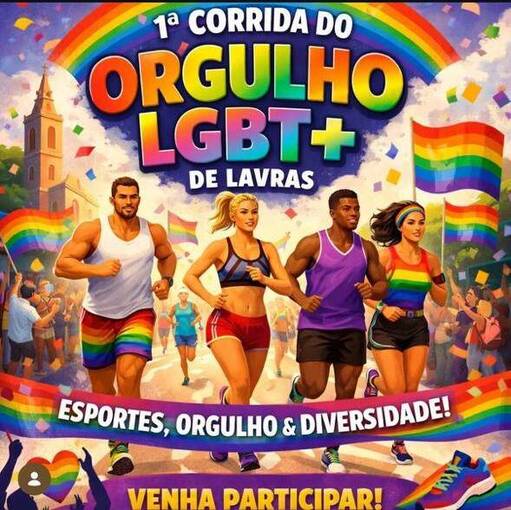Capa do evento 1� CORRIDA ORGULHO LGBT+