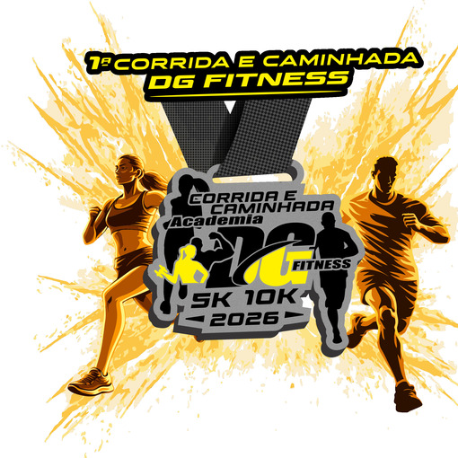 Event cover 1� Corrida e Caminhada DG FITNESS 
