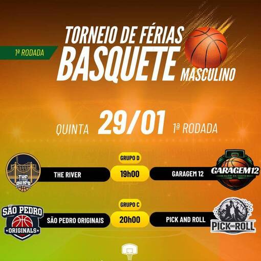 Event cover TORNEIO DE F�RIAS BASQUETE 29/01 (SBO) 1�Rodada