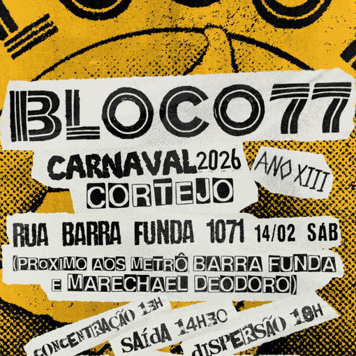 Capa do evento Bloco 77 - Os Originais do Punk
