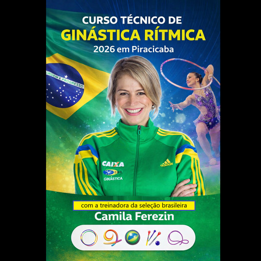 Event cover CURSO TECNICO DE GINASTICA RITMICA 2026 - Piracicaba