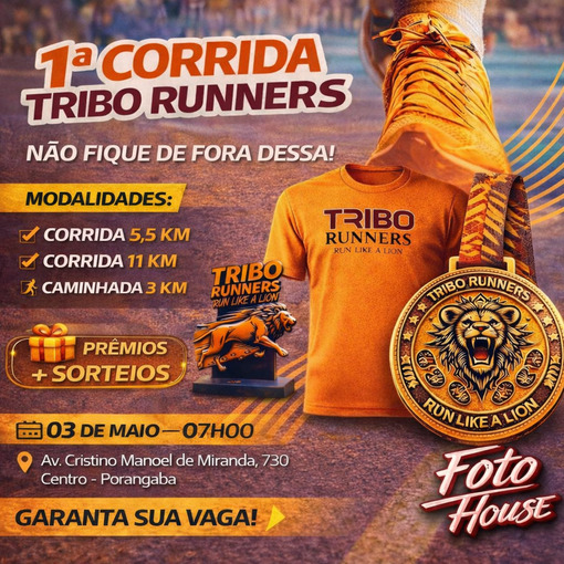 Copertura dell'evento 1� Corrida Tribo Runners