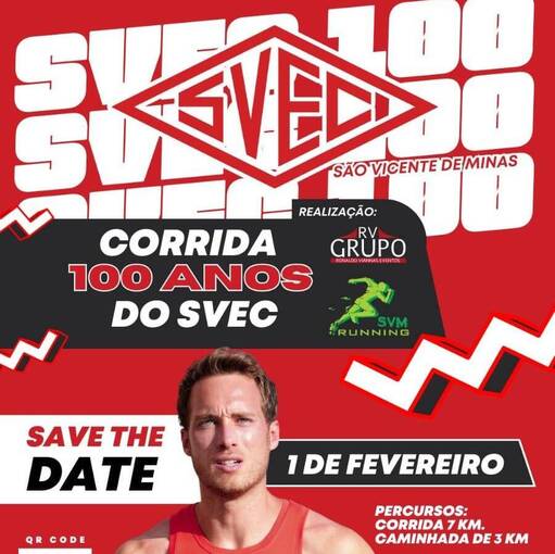 Event cover Corrida e Caminhada  100 anos do Svec