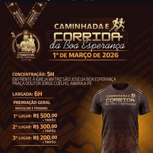 Event cover 1� CORRIDA E CAMINHADA BOA ESPERA�A | AMARAJI