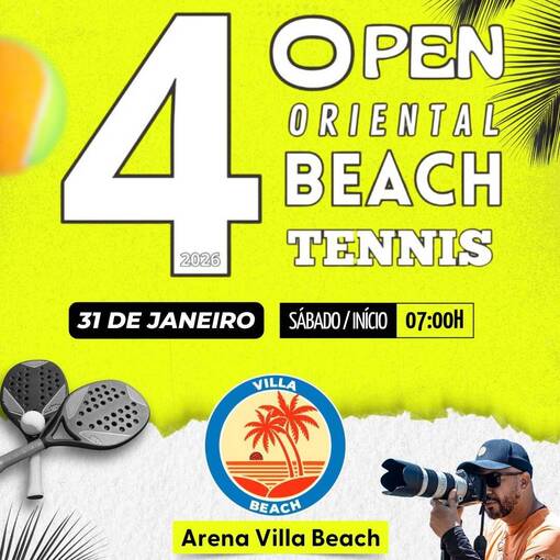 Capa do evento 4� Open Oriental Beach Tennis