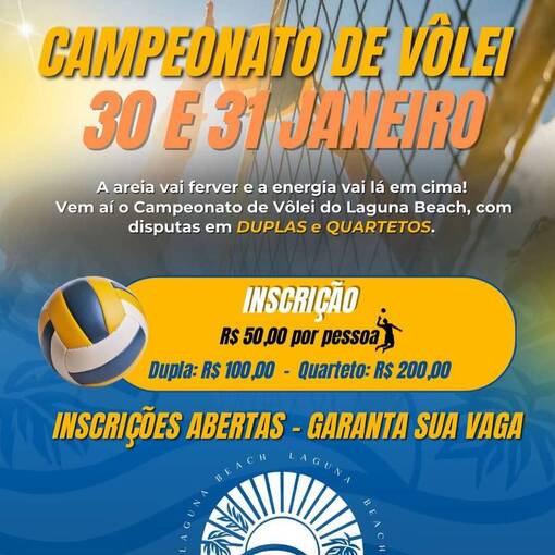 Event cover Campeonato de V�lei Laguna Beach