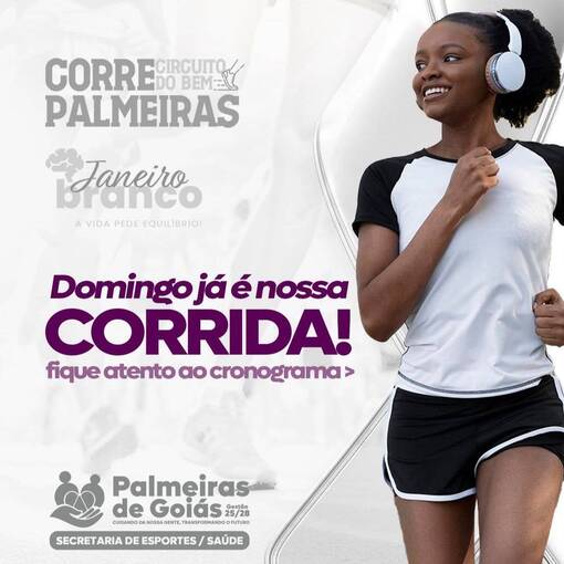 Copertura dell'evento CORRIDA DO BEM - CORRE PALMEIRAS - Janeiro branco