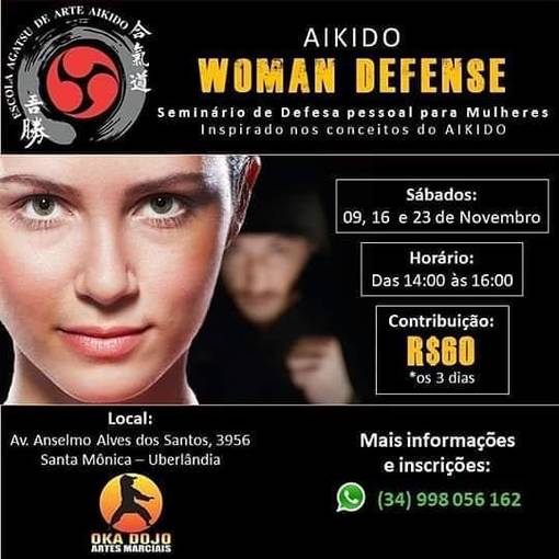 Event cover SEMINRIO DEFESA PESSOAL PARA MULHERES