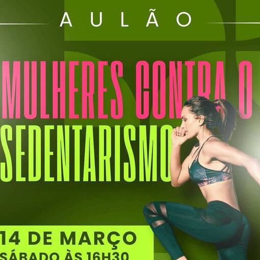 Event cover AUL�O MULHERES CONTRA O SEDENTARISMO