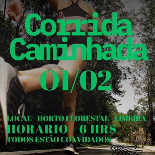 Capa do evento +KM Corrida e Caminhada - Horto de Limeira
